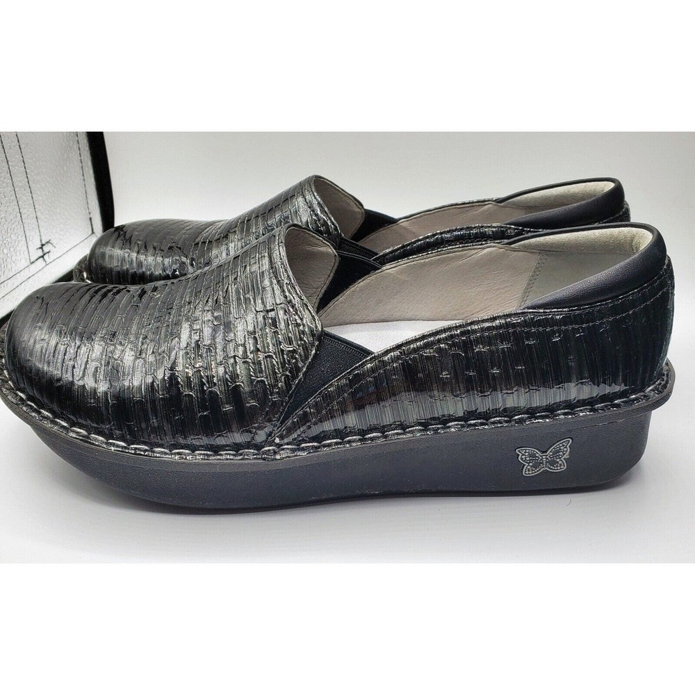 Alegria Womens Debra Leather Slip-On Shoe - Brick By Brick, 41M EUC